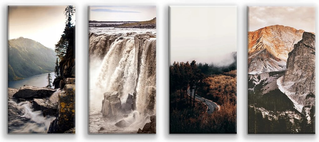 Vászonkép nappaliba falikép Vad természet Dekoráció 60x120