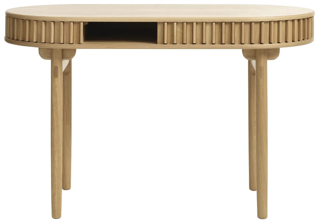Design íróasztal Wally 120 cm természetes tölgy