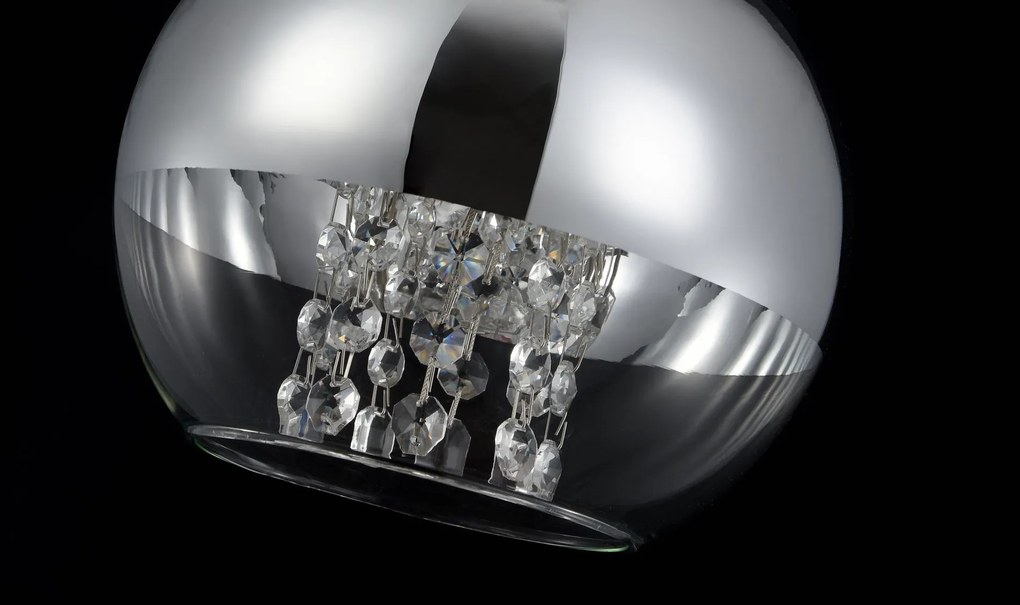 Maytoni modern függeszték fermi króm átlátszó myp140-pl-110-1-n