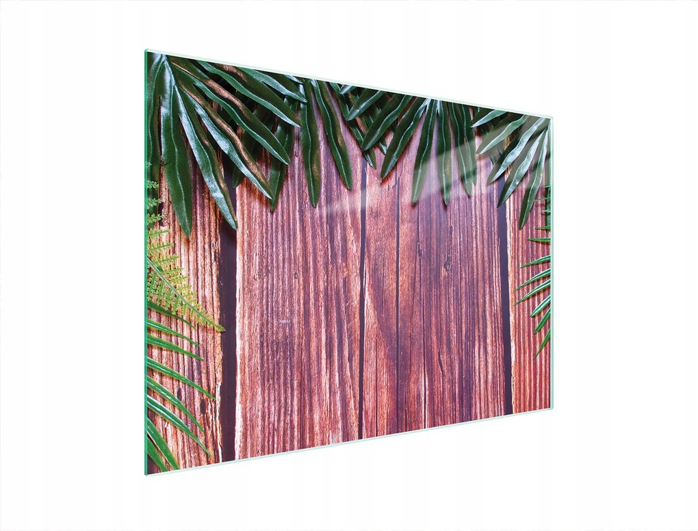 Üveg Vágódeszka 40x30 Levelek Edzett Üveg