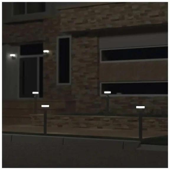 LED napelemes lámpa szenzorral LED/2W/3,7V 1200 mAh IP44 50 cm