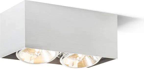 RENDL R10611 DEAN felületre szerelhető lámpatest, downlight szálcsiszolt alumínium