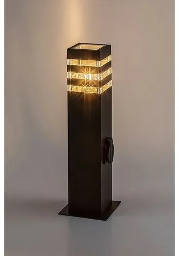 Rabalux 77122 Ankara kültéri oszlop konnektorral E27, 1x max. 12W, IP44