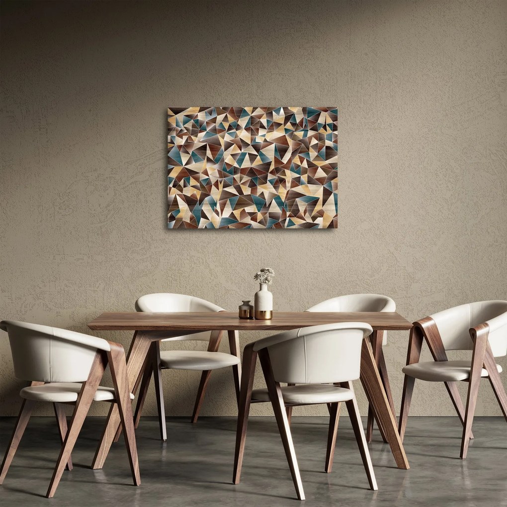 A háromszögek képe (70x50 cm)