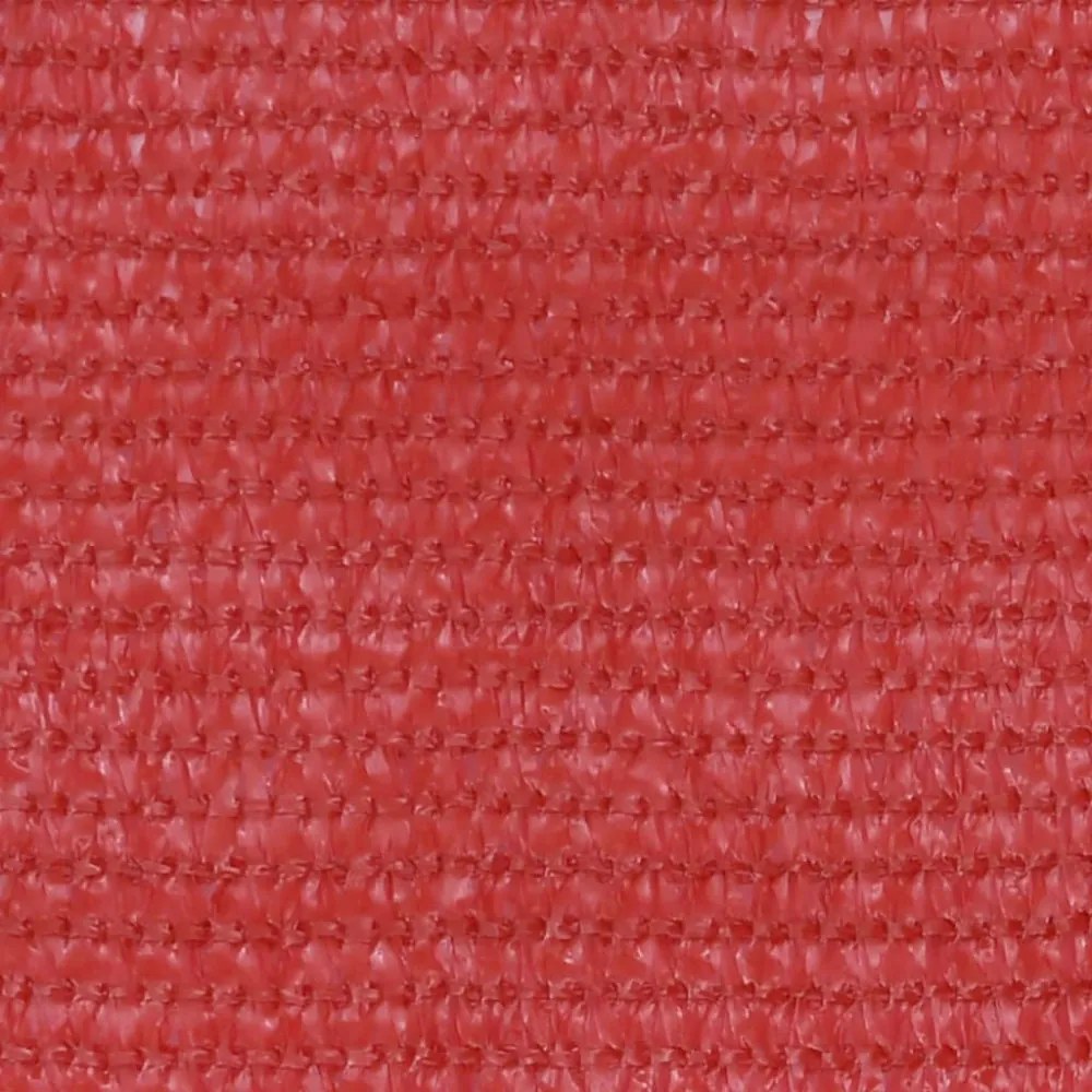 piros HDPE erkélytakaró 75 x 600 cm
