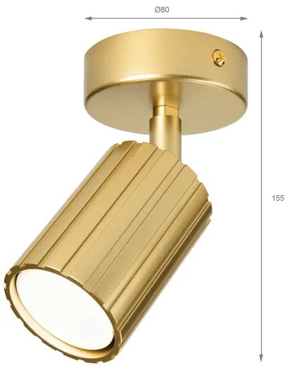 Brilagi - CRISPINA aranyszínű spotlámpa 1xGU10/10W/230V