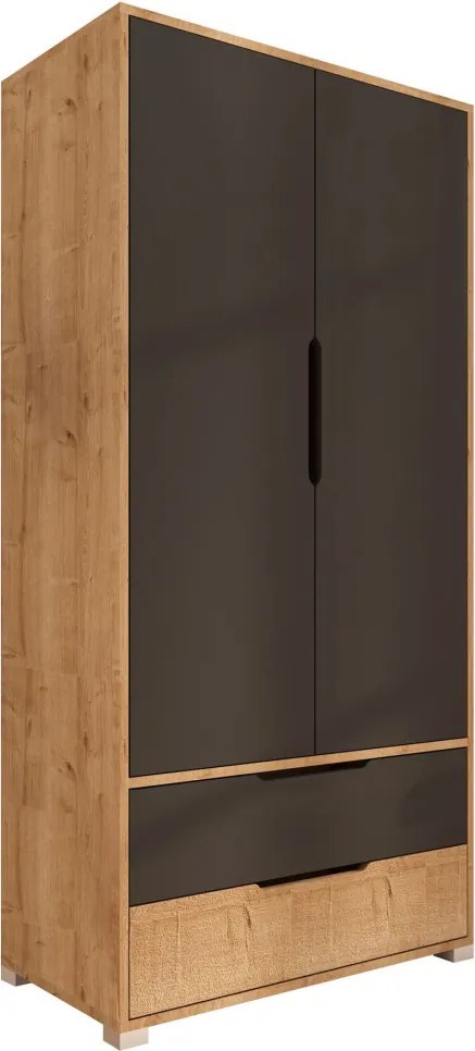 Flora 90 - Sapphire Oak, Anthracite