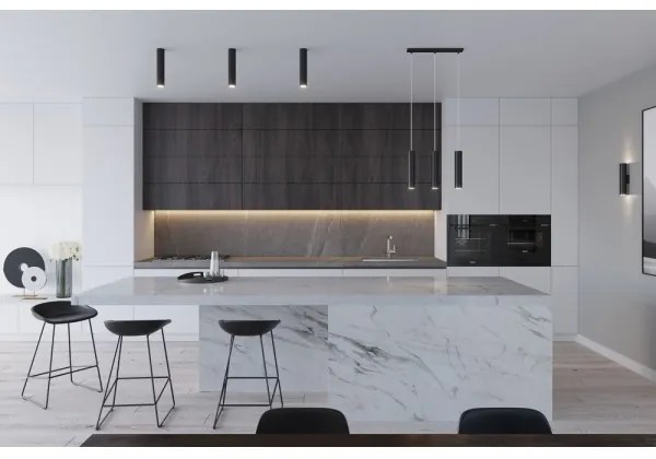 Sollux SL.0330 - Fali lámpa LAGOS 2 2xGU10/10W/230V fekete