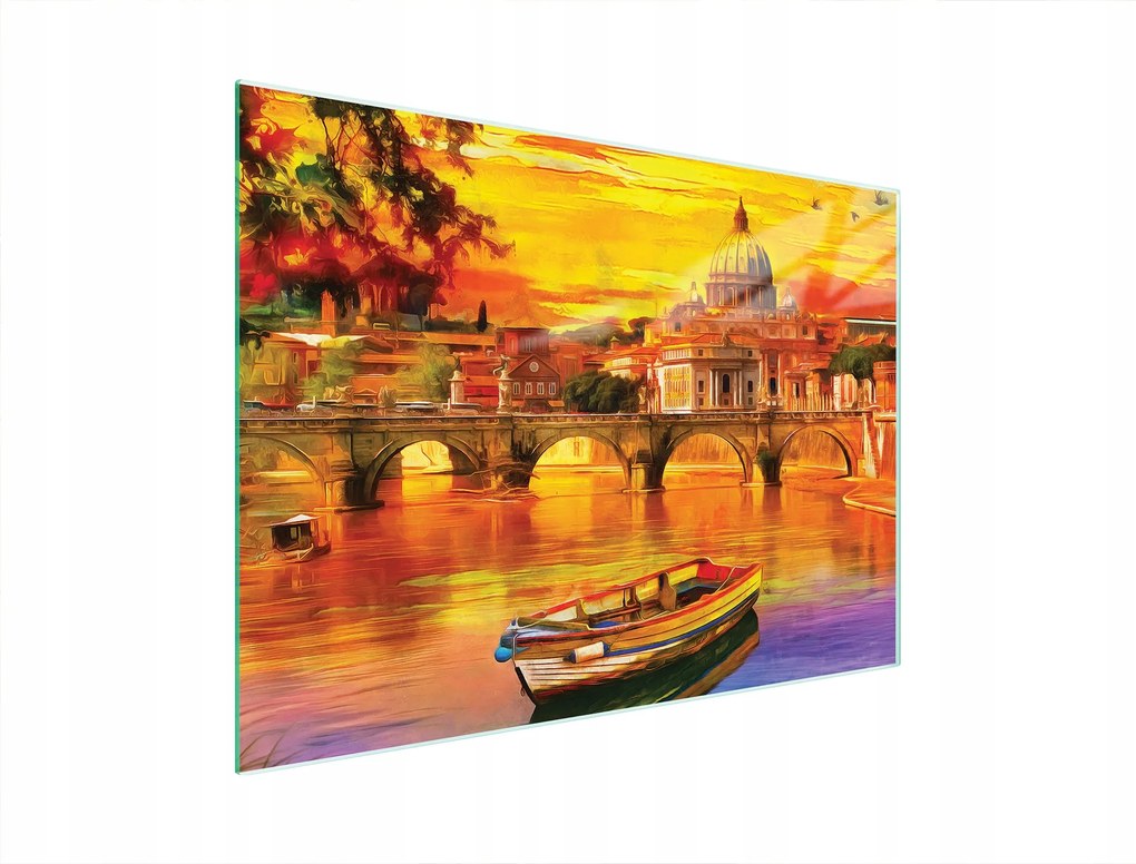 Üveg Vágódeszka 40x30 Csónak Edzett Üveg