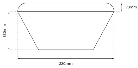 LED Fürdőszobai mennyezeti lámpa NEMO LED/17W/230V IP44 fekete
