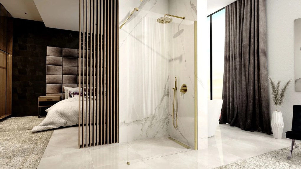 Zuhanyfal Rea Aero Gold Brush 120
