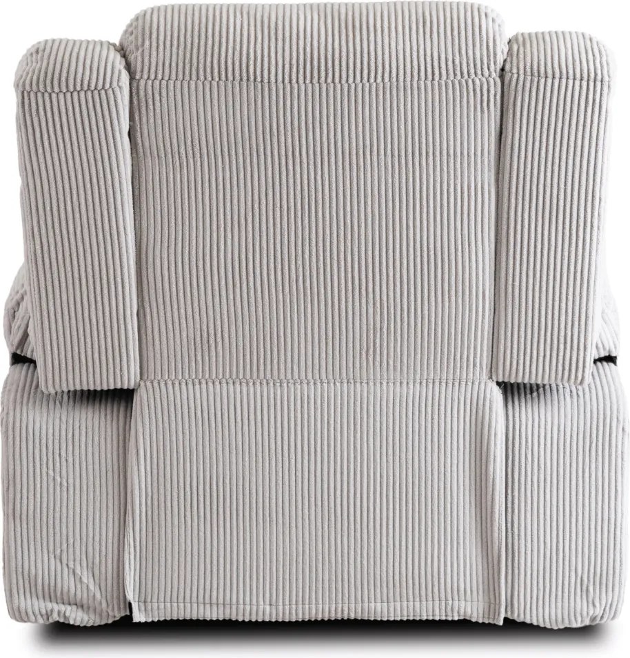 Fotel Rozkładany ARTURO Szary Sztruksowy