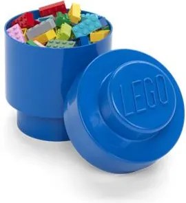 Tárolódoboz, henger, LEGO, kék (L40301731)