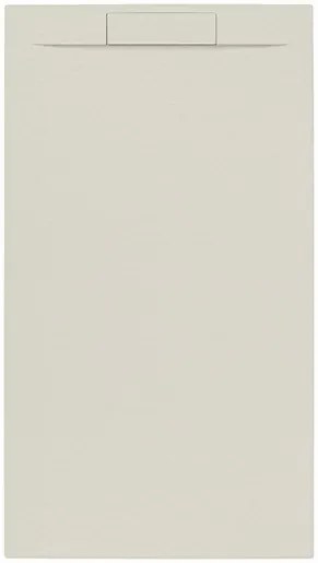 Zuhanytálca négyszögletes SAT Fusion 140x90 cm öntött márvány beige SATFU14090BE
