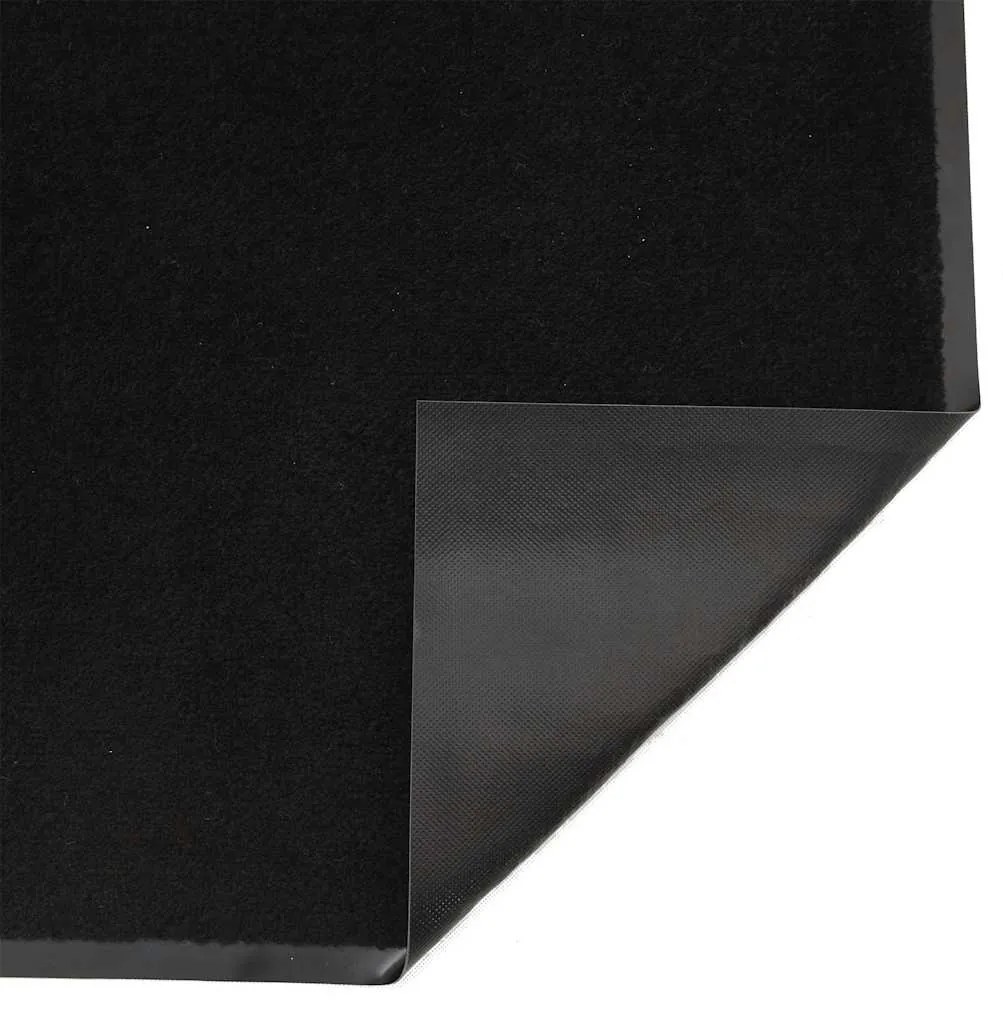 fekete lábtörlő 60x150 cm