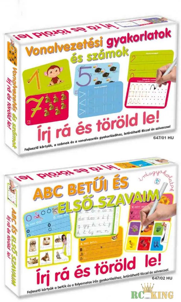 Vonalvezetési gyakorlatok és számok