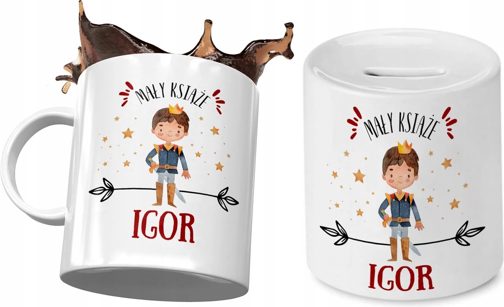 Igor Bögre+ Persely Szett Gyerekeknek Nyomtatott Fotóval