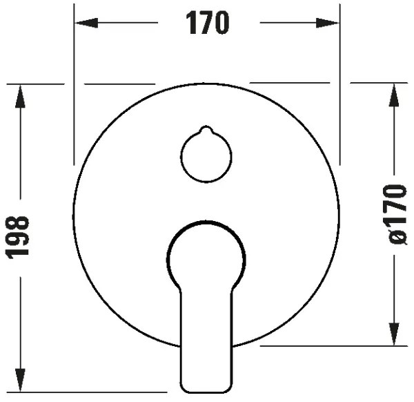 Duravit DC5210012010 – D-CODE falba süllyesztett kádcsaptelep, fényes króm