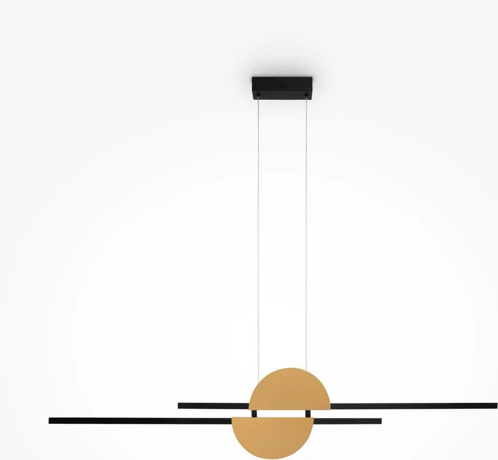 Maytoni modern függeszték skyline fekete sárgaréz mymod179pl-l26bs4k