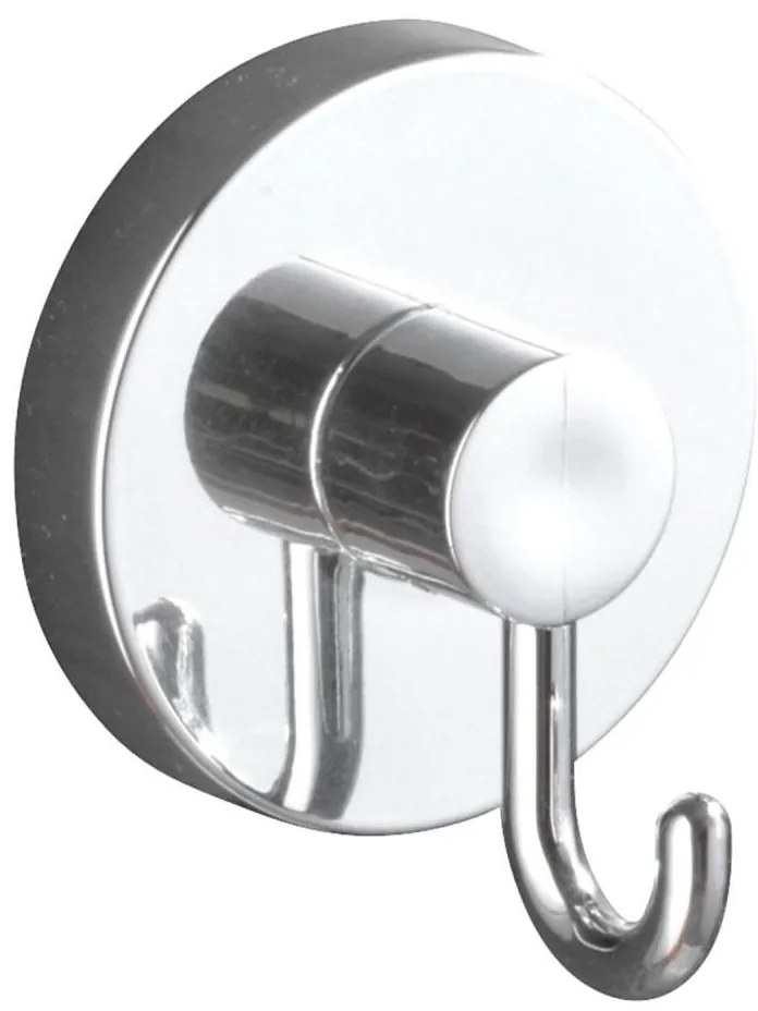 WENKO 20900100 - Vákuumos kampó VACUUM-LOC, kerek, acél, 6 x 6,7 cm, fényes króm