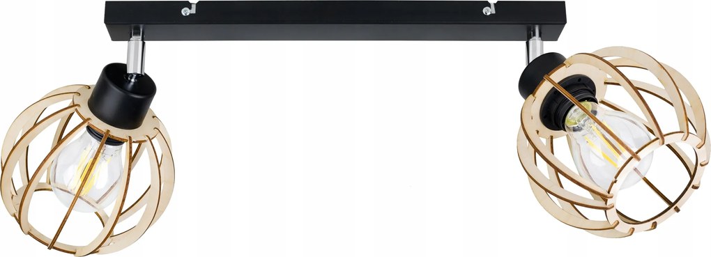 Függő Lámpa plafon mennyezeti csillár Loft Fa
