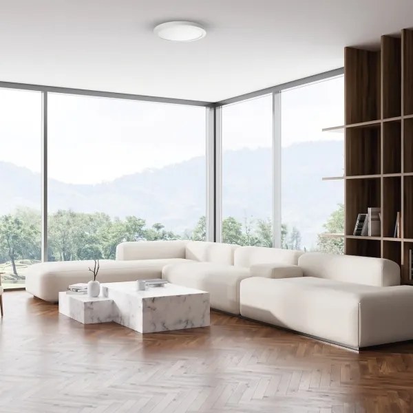 LED mennyezeti lámpa EVORA LED/18W/230V 3000/4000/6000K átm. 22,5 cm fehér