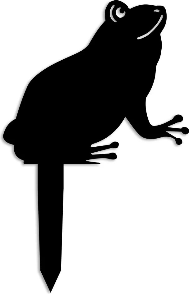 Frog fém kerti dísztárgy, 34×22 cm – TR565TNL1278