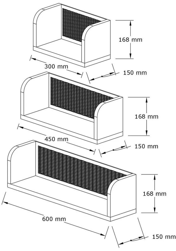 Polc Bumoku (dió + fekete) . 1096054