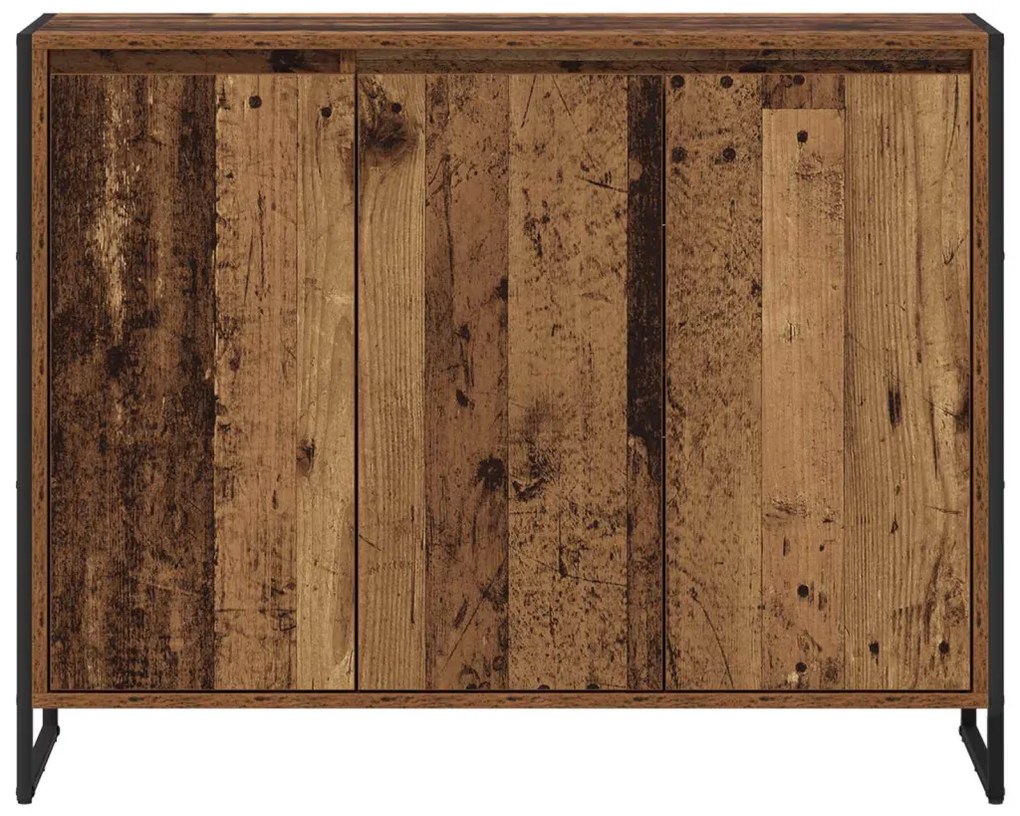 Oldalsó szekrény Öreg fa 96,5 x 30 x 75 cm Faanyag