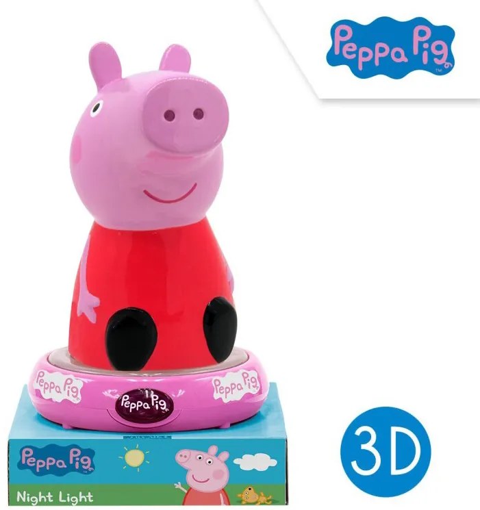 Peppa malac Smile 3D LED éjjeli lámpa, éjszakai fény