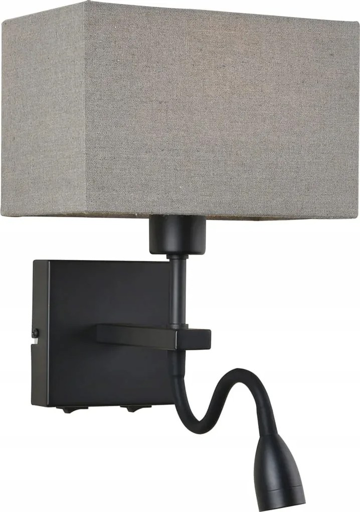 Italux Fali lámpa Norte Led 60W Modern Fekete Matt