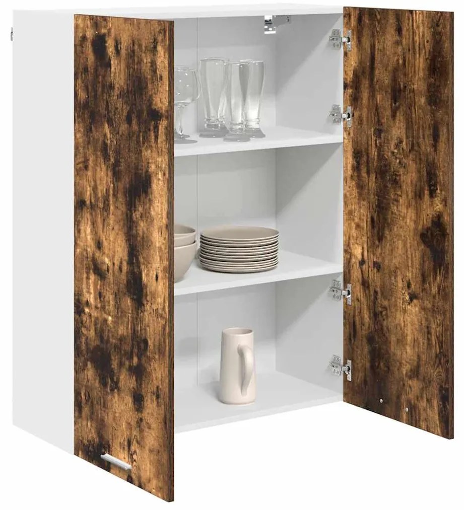 Függő szekrény Riga Füstölt tölgy 80 x 31 x 100 cm Faanyag