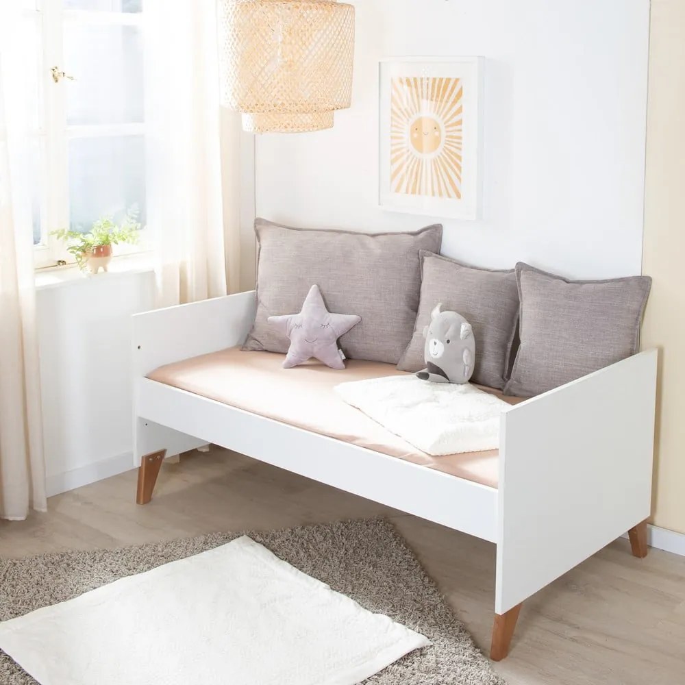 Fehér-natúr színű babaágy 70x140 cm Ole – Roba