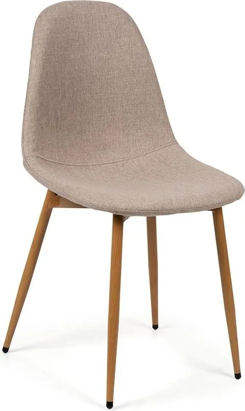 AVENBERG NATURAL Étkezőgarnitúra 4 szék + asztal 120cm, bézs