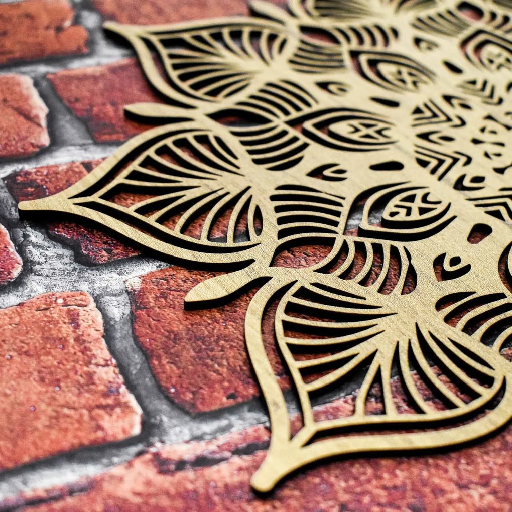 DUBLEZ | Extravagáns virágos mandala - 3D falikép