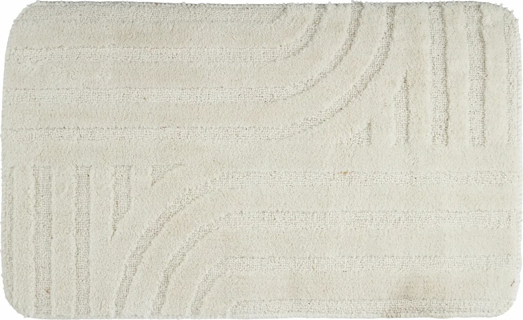 Fürdőszobaszőnyeg Mikroszálas 45 X 75 CM Csúszásgátló Bézs