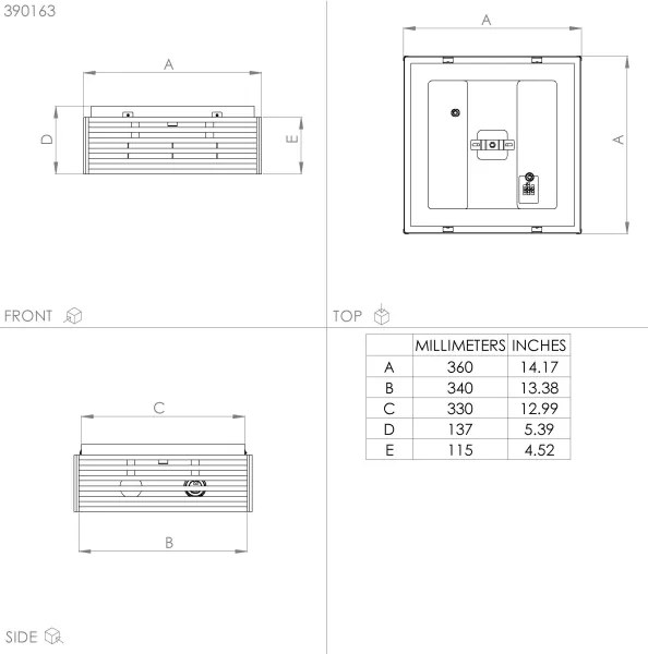 Eglo 390163 - Mennyezeti lámpa CIDRAZ 2xE27/40W/230V fekete/barna