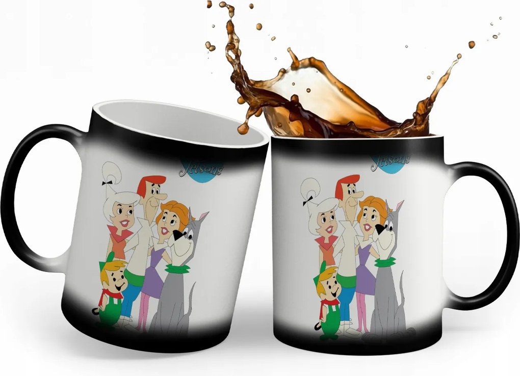 Mágikus Bögre Ajándék Nyomtatott Mintával The Jetsons