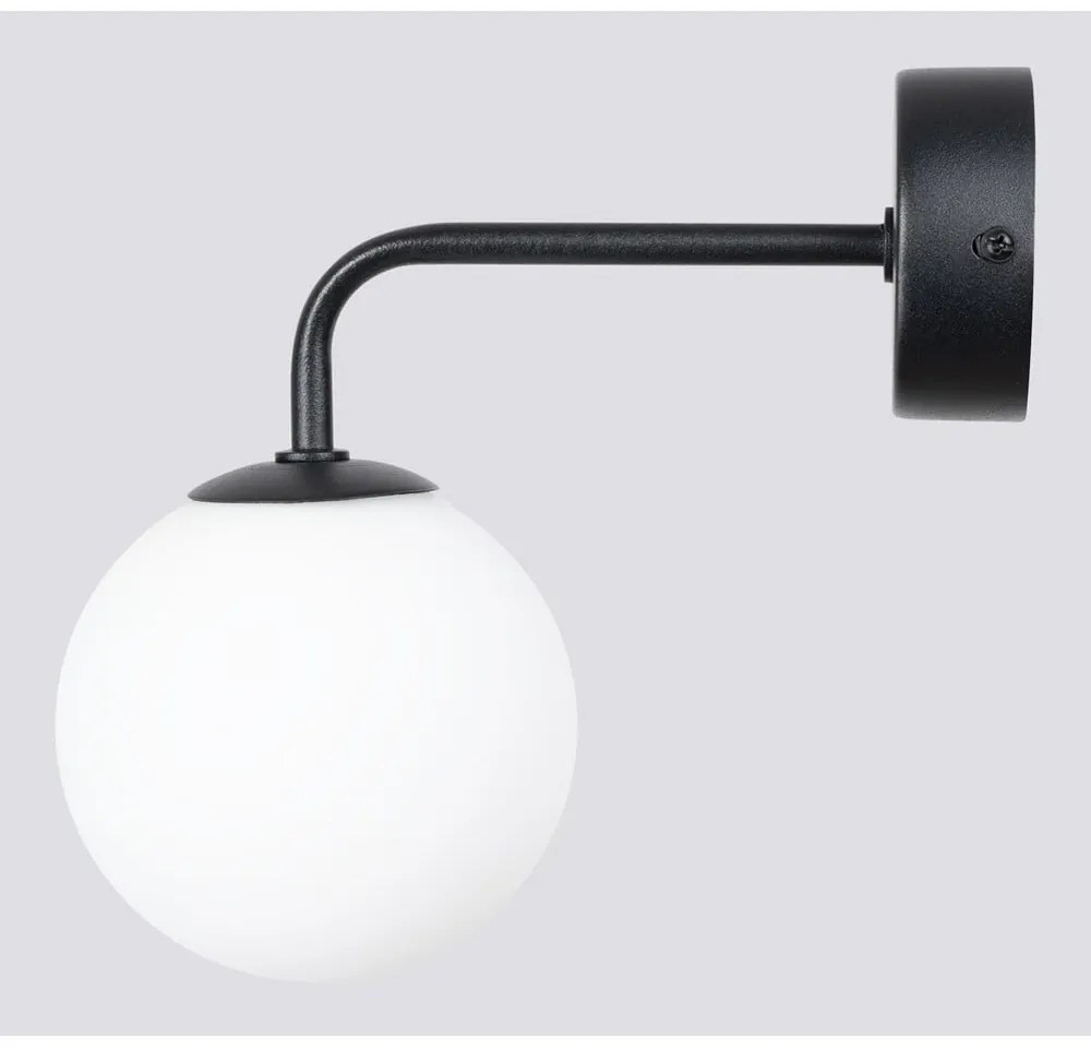 Fekete-fehér fali lámpa Beam – Sollux