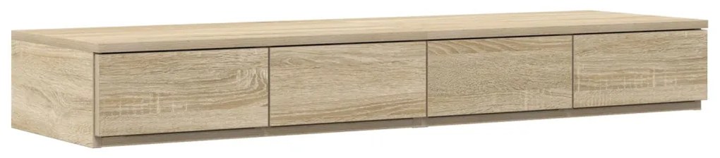 Ágyfiókok fiókkal sonoma tölgy 120 x 36.5 x 16.5 cm Faanyag