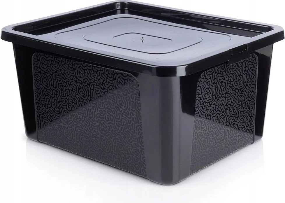 Tárolódoboz Műanyag Nagy Doboz Játékok 20 L Fedél