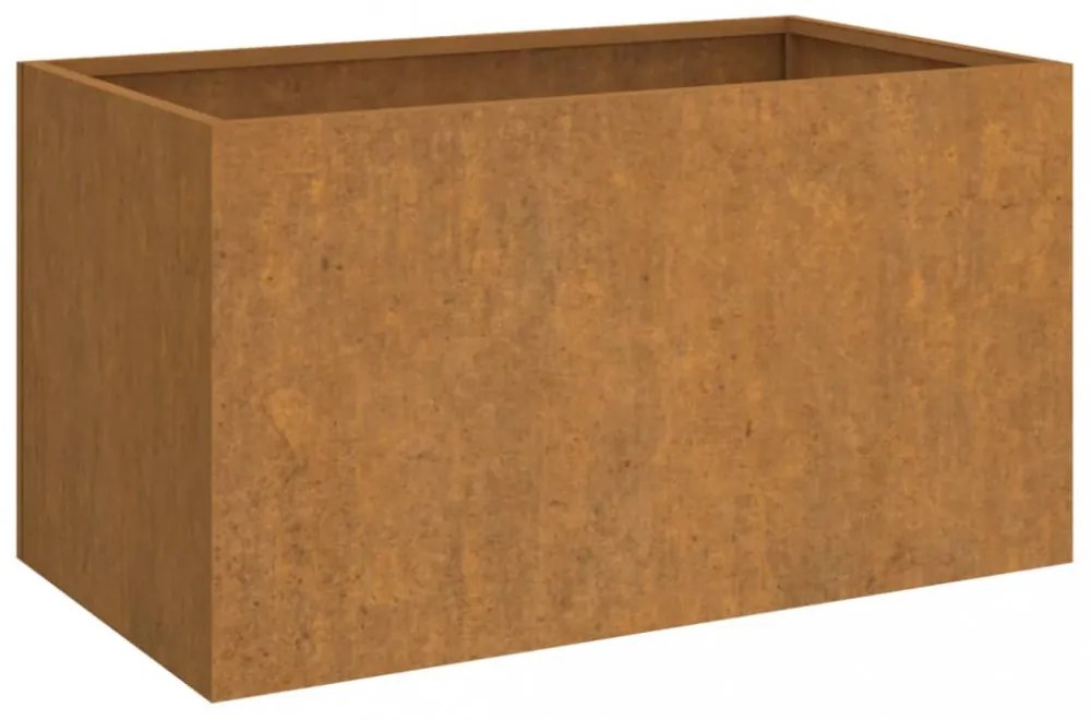 corten acél növénytartó 62x40x39 cm