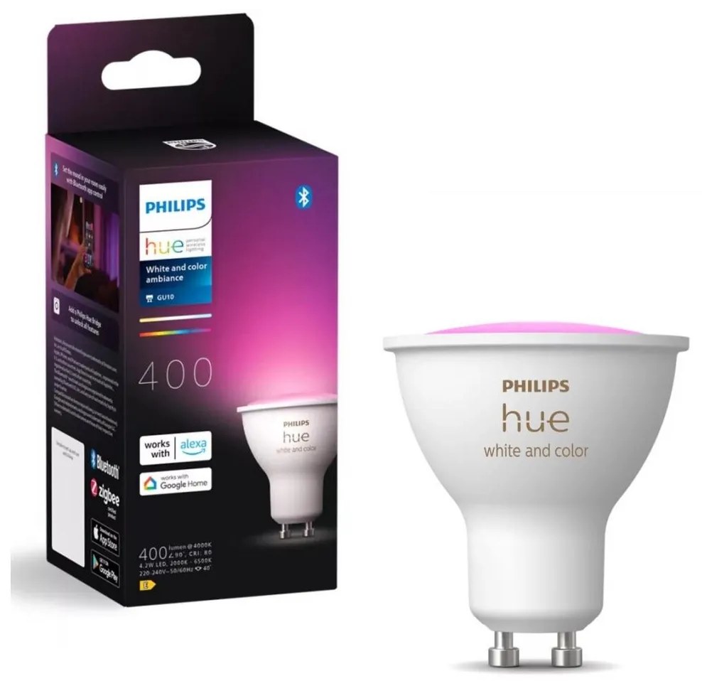 LED RGBW Dimmelhető izzó Philips Hue WACA GU10/4,2W/230V 2000-6500K