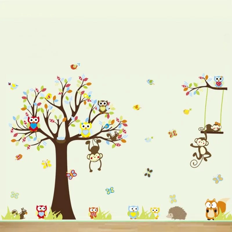 PIPPER | Falmatrica "Fa baglyokkal" 234x150 cm