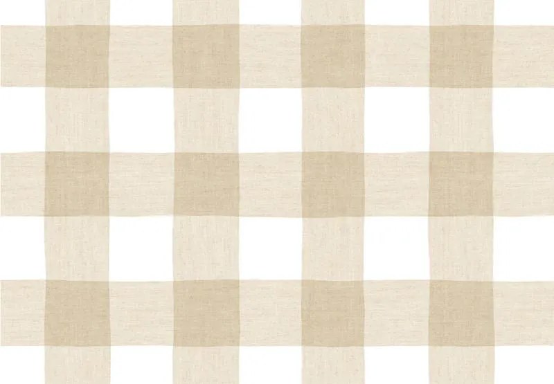 Parato Cristiana Masi Top Stripes Pic-Nic bézs kockás vlies tapéta – 38432