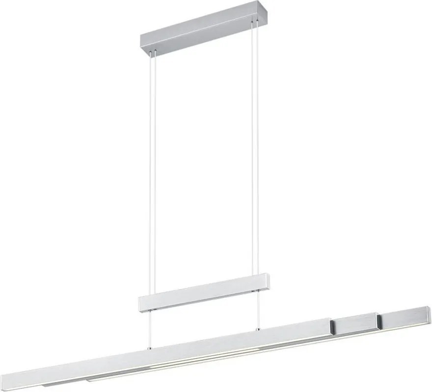 TRIO 375310507 TRAJAN Modern Led Függesztett Lámpa Fehér, Ezüst LED IP20