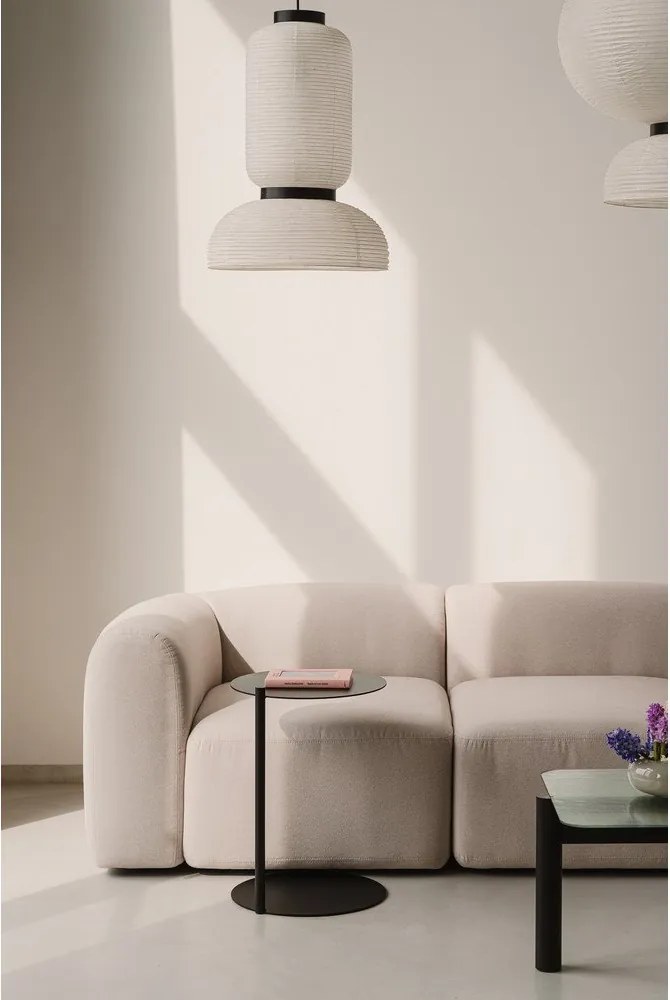 Acél kerek tárolóasztal 41x40 cm Ande – noo.ma