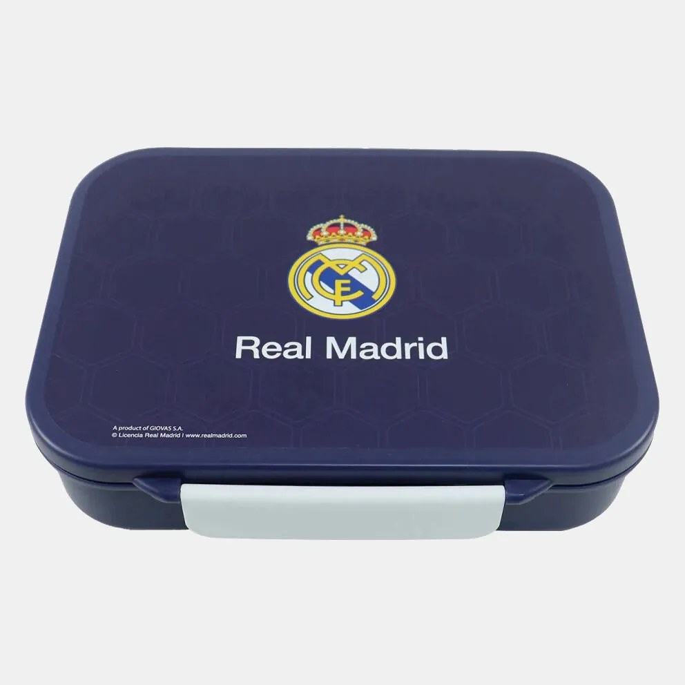 Real Madrid Blue több rekeszes uzsonnás doboz, szendvicsdoboz