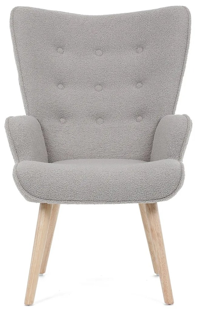 Bouclé GREY2 fotel, szürke