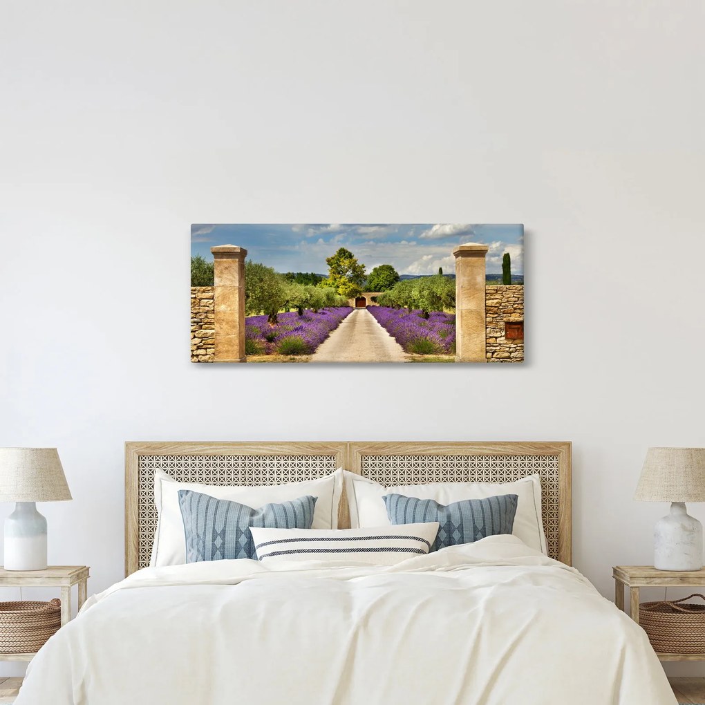 Kép - Levendula ösvények (120x50 cm)